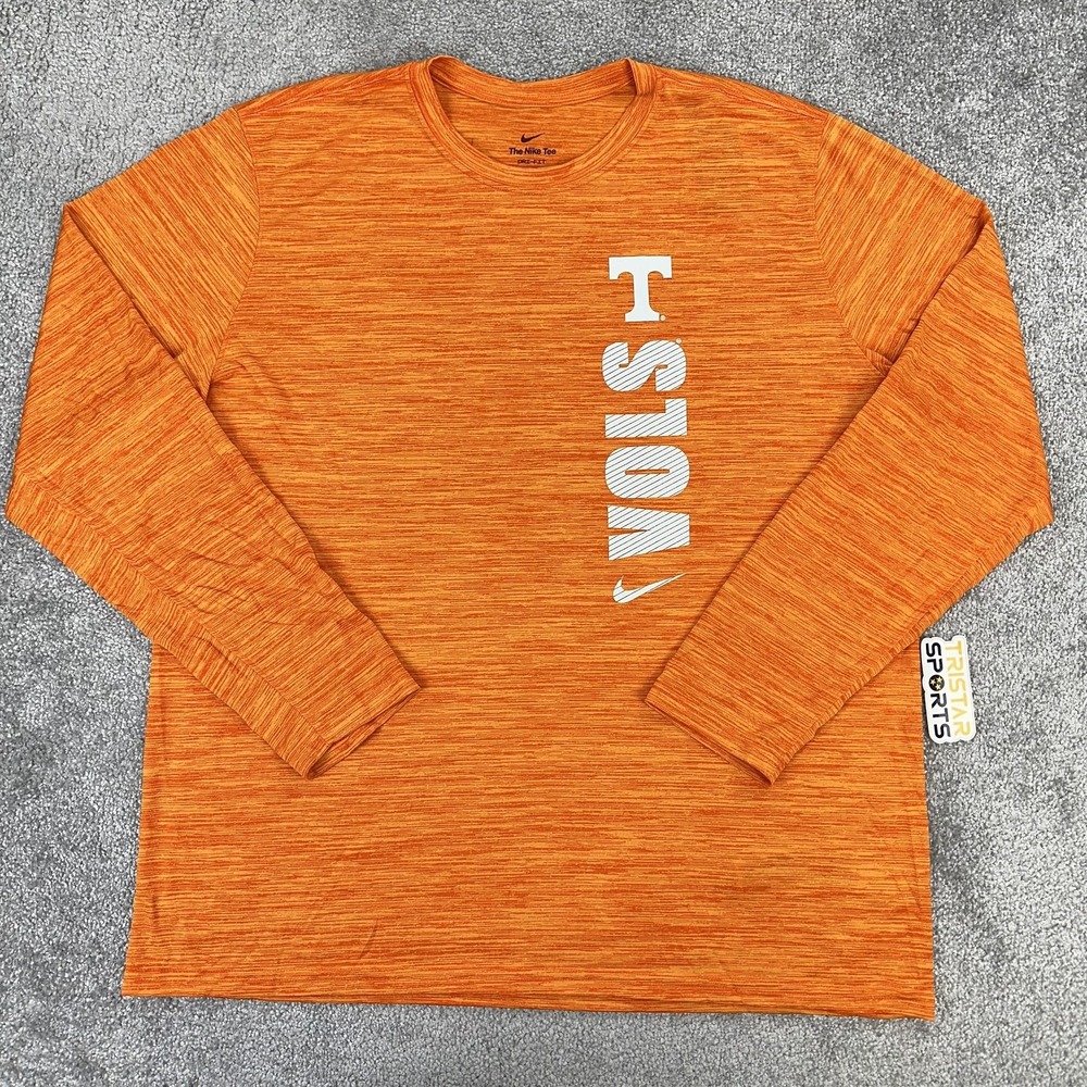 Tennessee Volunteers Shirt Mens 2XL Nike Dri-FIT Long Sleeve NCAA Football Vols